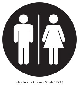Bathroom Black  background Icon