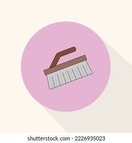 bathroom brush, can be used for icon