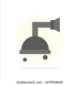 Bathroom, Clean, Shower Abstract Circle Background Flat color Icon. Vector Icon Template background