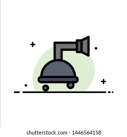 Bathroom, Clean, Shower  Business Flat Line Filled Icon Vector Banner Template