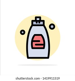 Bathroom, Cleaning Gel, Shower, Soap Abstract Circle Background Flat color Icon