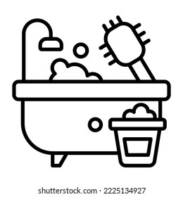 bathroom cleaning Modern concepts design, Premium quality vector illustration concept. Vector symbol.