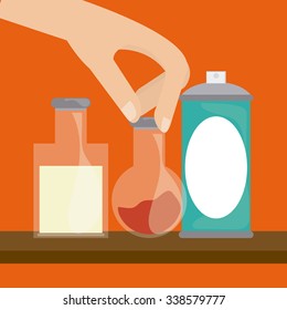 Bathroom concept about icons design, vector illustration 10 eps graphic.