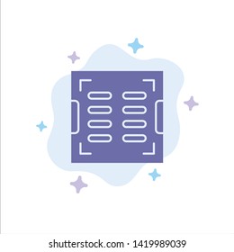 Bathroom, Construction, Drain, Drainage Blue Icon on Abstract Cloud Background
