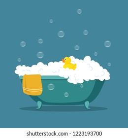 Bathroom cover Modern trendy design. Vector