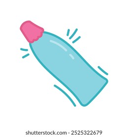 Ilustración de Doodle de baño - Pasta de dientes