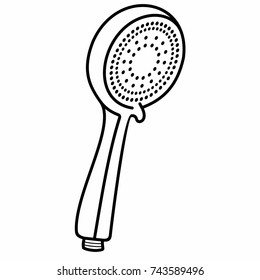 Bathroom drizzle head shower water washroom bath sprinkler