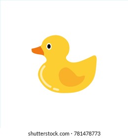 Bathroom duck vector icon