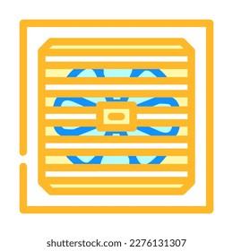 bathroom extractor fan bathroom interior color icon vector. bathroom extractor fan bathroom interior sign. isolated symbol illustration
