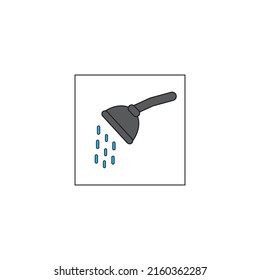 Bathroom faucet icon Free Vector