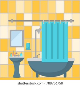 Bathroom flat color