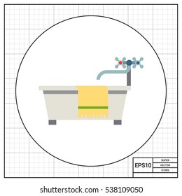 Bathroom flat icon