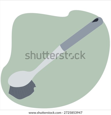 bathroom floor scrubber. Scrub brush with handle