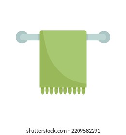 Bathroom heated towel rail icon. Flat illustration of Bathroom heated towel rail vector icon isolated on white background