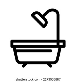 bathroom icon or logo isolated sign symbol vector illustration - high quality black style vector icons
