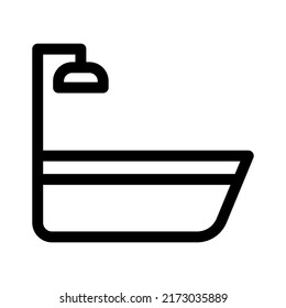 bathroom icon or logo isolated sign symbol vector illustration - high quality black style vector icons
