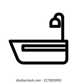 bathroom icon or logo isolated sign symbol vector illustration - high quality black style vector icons
