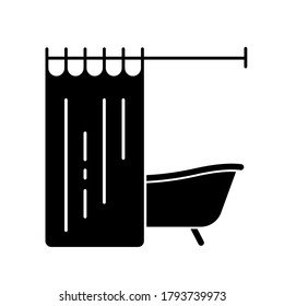 Bathroom icon on white background
