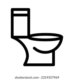 Icono del baño en fondo blanco