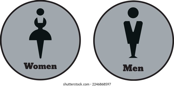 Icono del cuarto de baño profesionalmente sobre fondo blanco