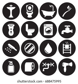 Bathroom Icon Set