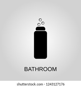 Bathroom icon. Bathroom symbol. Flat design. Stock - Vector illustration