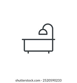 Icono de baño, Ilustración vectorial de baño