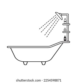 bathroom icon vector illustration simple design