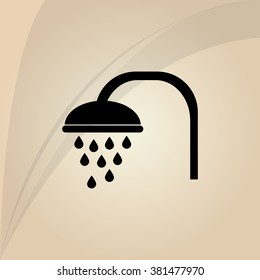 Bathroom icons design 
