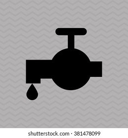 Bathroom icons design 