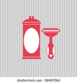 Bathroom icons design 