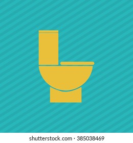 Bathroom icons design 