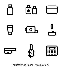 bathroom icons set