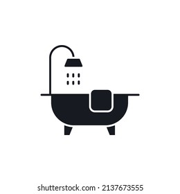 Bathroom icons  symbol vector elements for infographic web