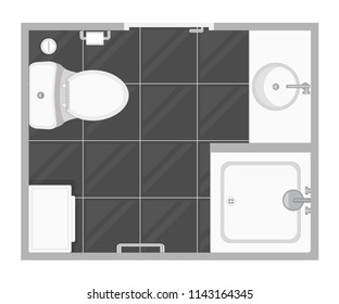 Bathroom view Royalty SVG Vector and Art