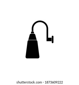 bathroom lamp icon vector symbol
