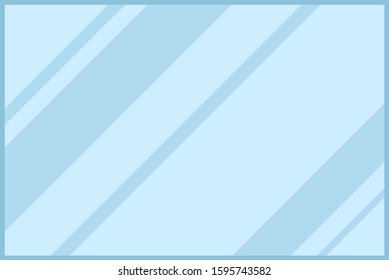 Bathroom mirror vector flat icon isolated on white