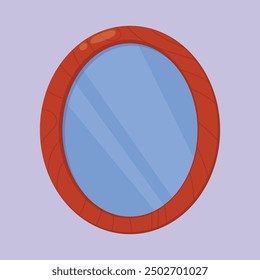 Bathroom Mirror vector icon. Wall Mirror icon vector. glass mirror