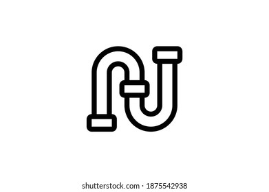 Bathroom Outline Icon - Brush