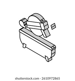 bathroom repair isometric icon vector. bathroom repair sign. isolated symbol illustration