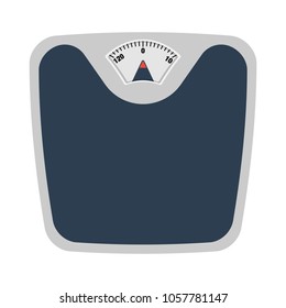 Bathroom scale flat design icon