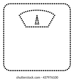 Bathroom scale sign