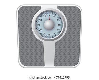 Bathroom scale vector