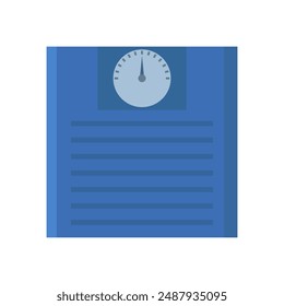 Bathroom scales icon illustrated in vector