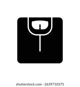 bathroom scales icon vector design template simple and clean