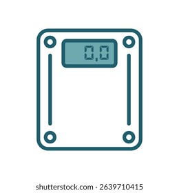 bathroom scales icon vector design template simple and clean