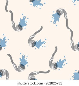bathroom showe-heads ,seamless pattern