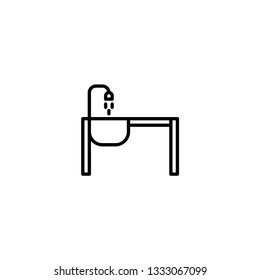 bathroom shower  icon on a white background