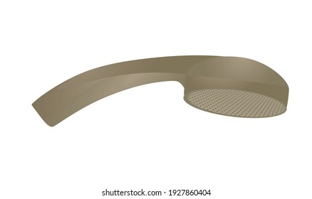 Bathroom shower isolated. vector illustration