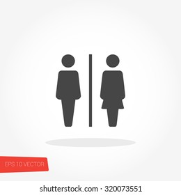 Bathroom Sign - Shutterstock ID 320073551